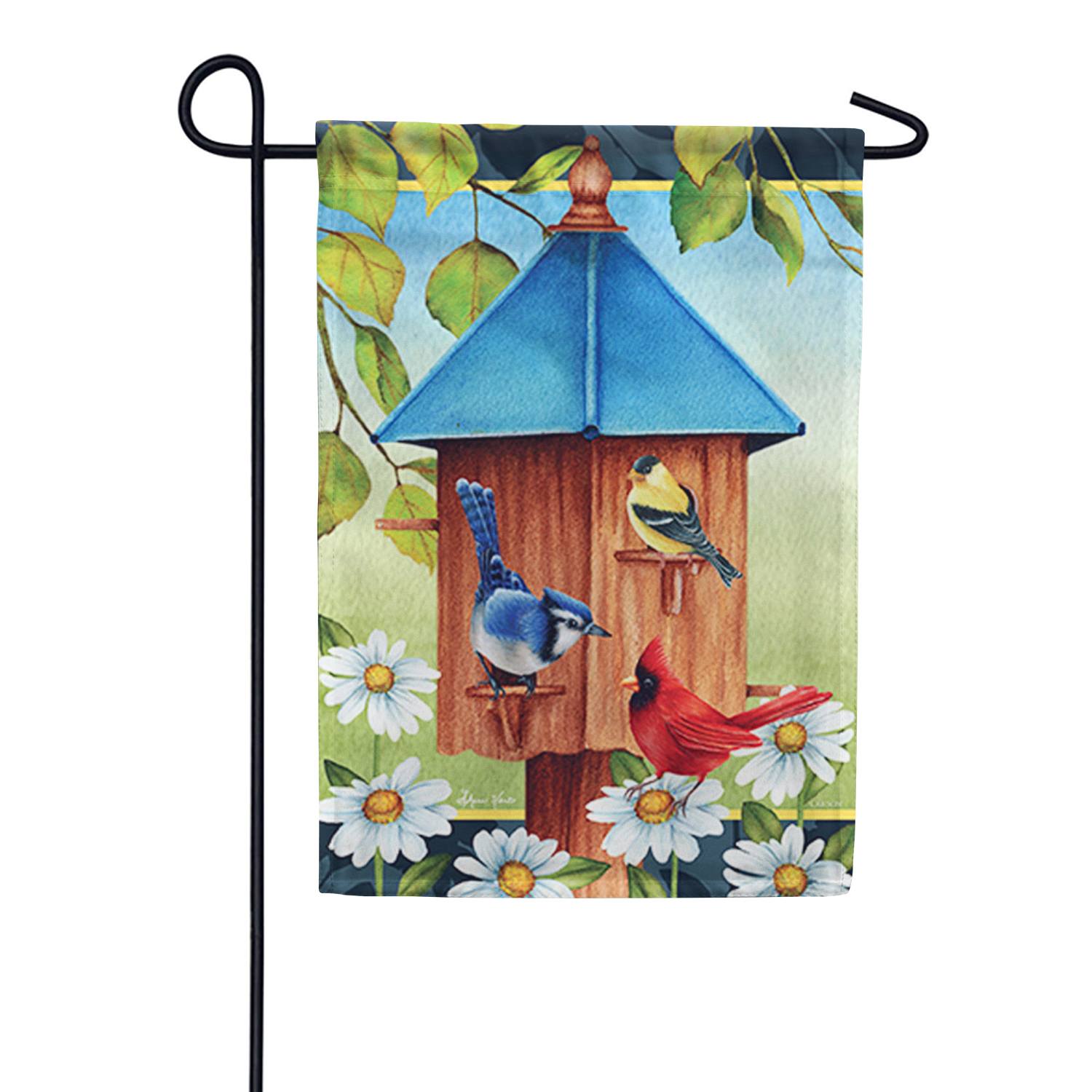 Bird Trio Garden Flag