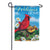 Welcome Cardinal Pair Garden Flag