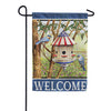 Bluebirds Welcome Garden Flag