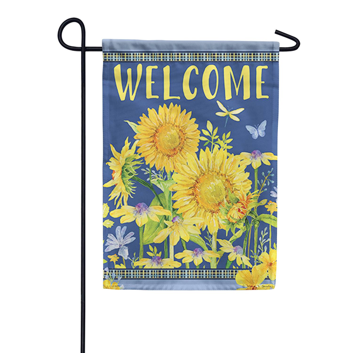 Sunny Sunflowers Garden Flag