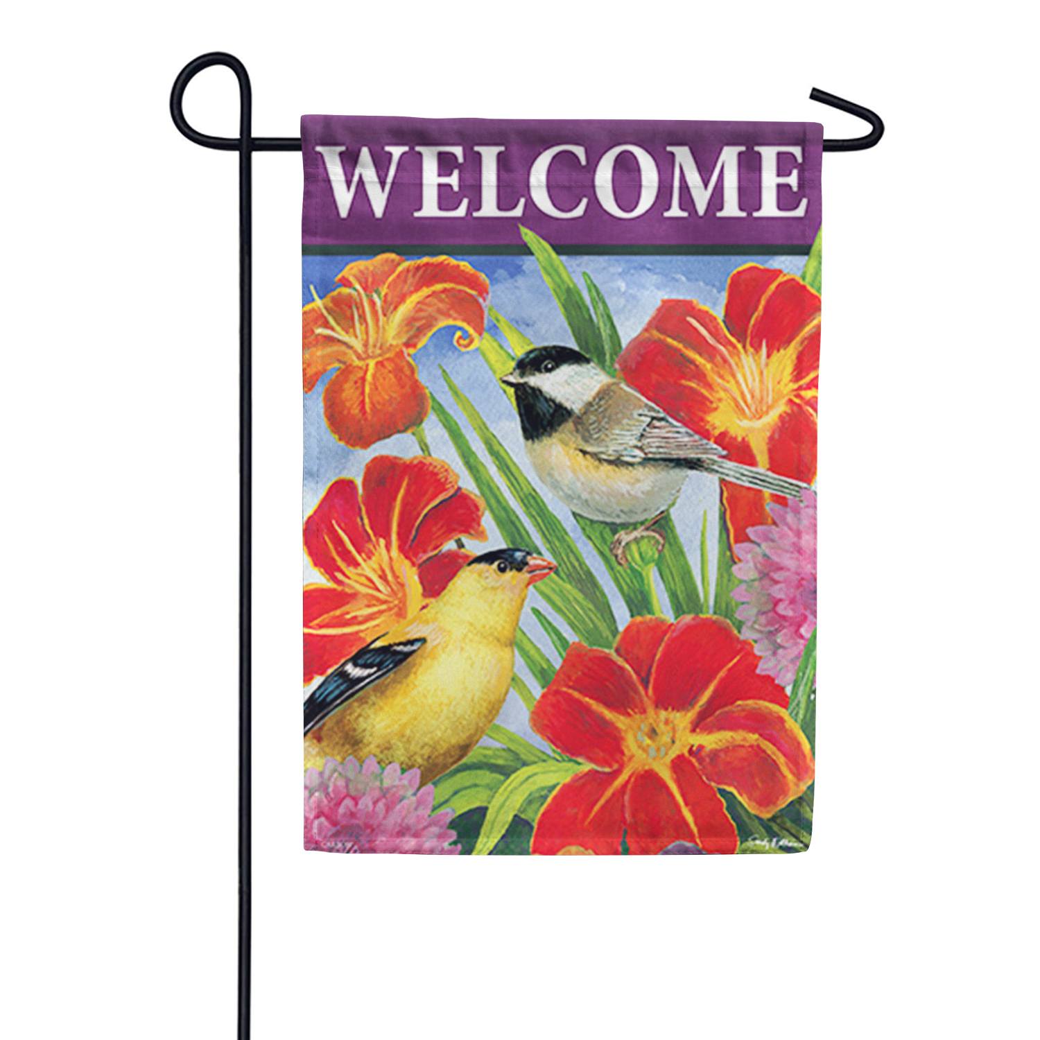 Friendly Welcome Garden Flag