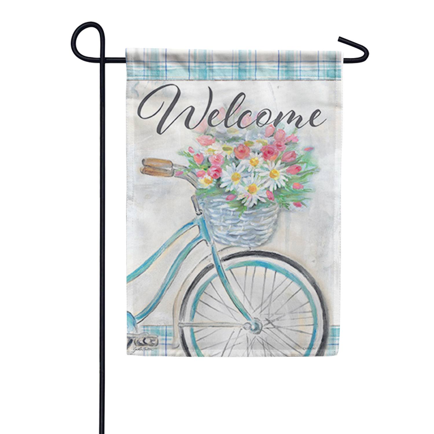 Farmhouse Bike Garden Flag