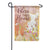 Floral Cat Foil Accent Garden Flag