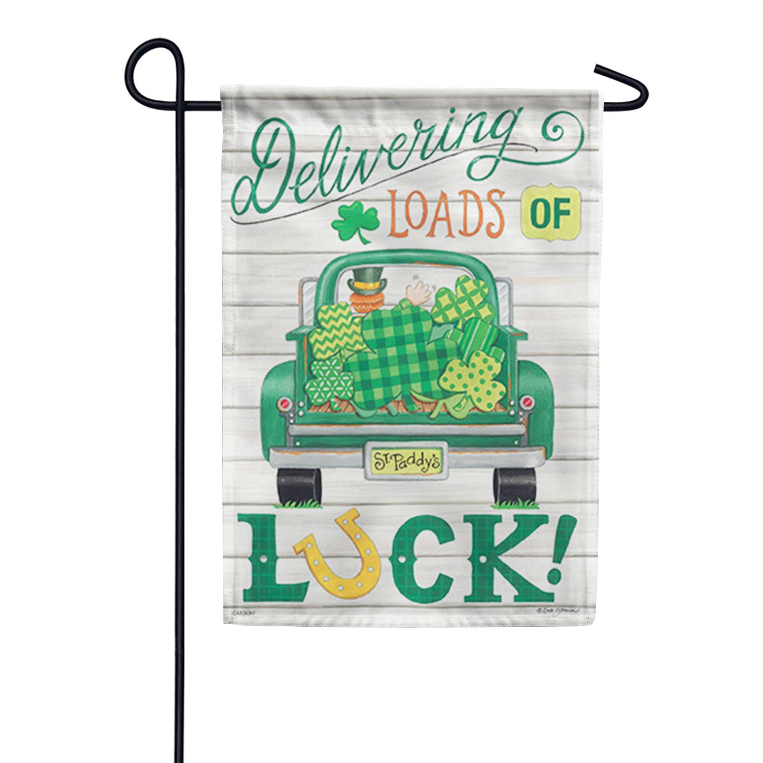 Loads of Luck Garden Flag