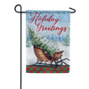 Carson Christmas Sleigh Garden Flag