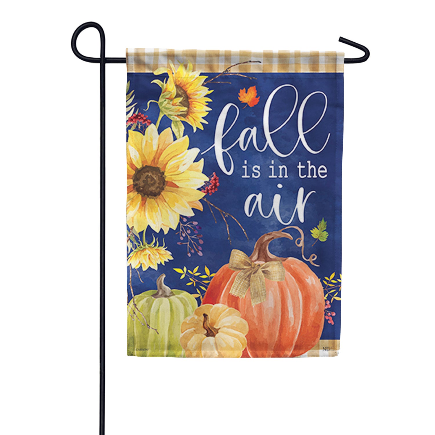 Navy Fall Garden Flag