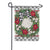 Plaid Cotton Wreath Garden Flag