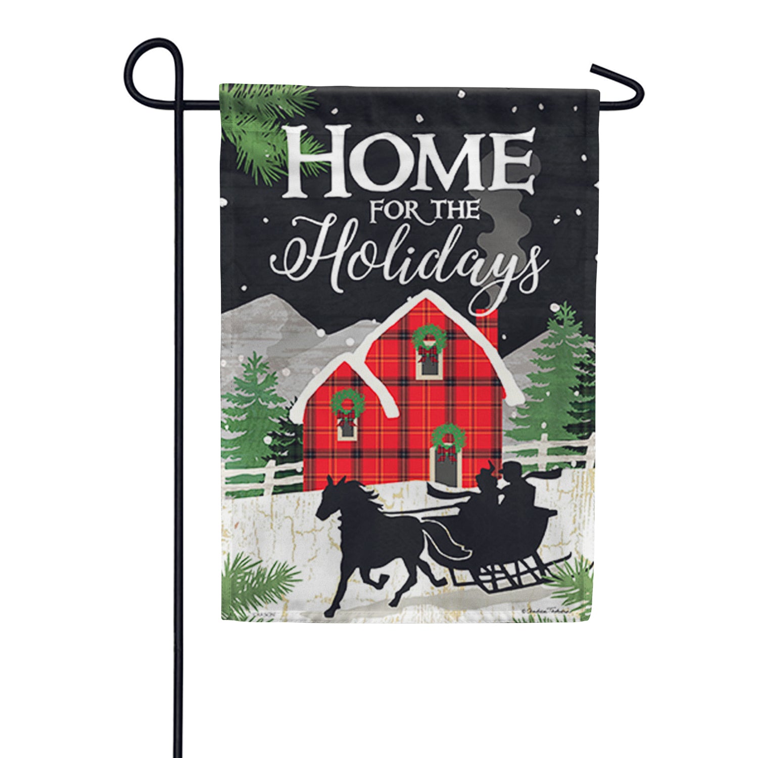 Home for the Holiday Garden Flag