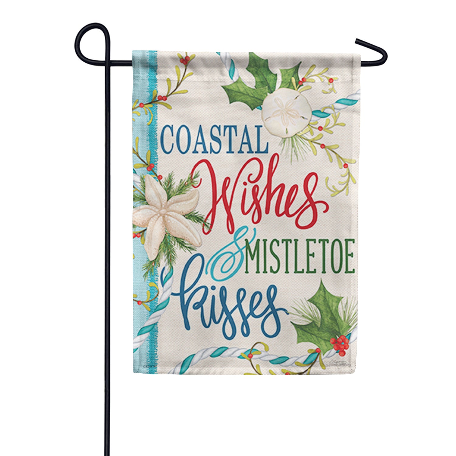 Coastal Wishes Garden Flag