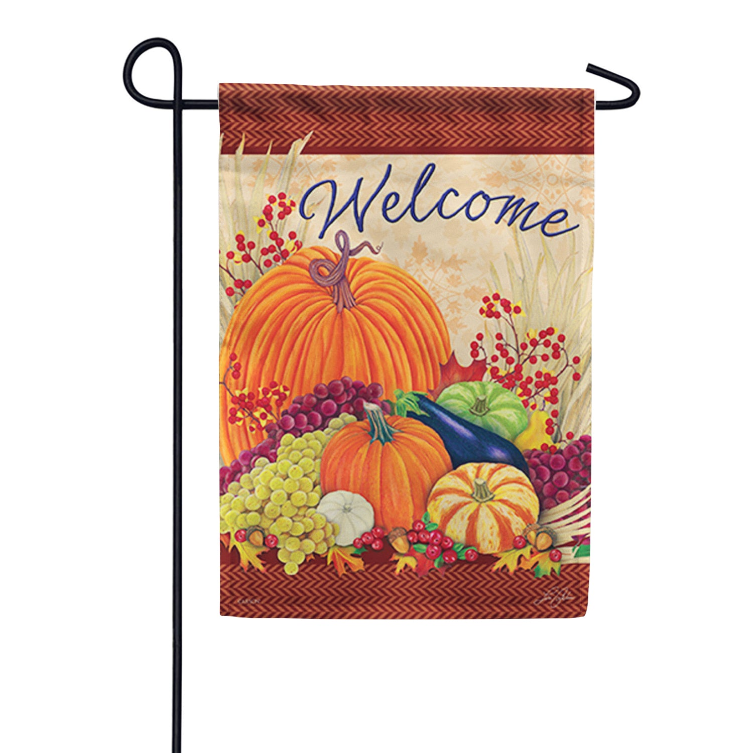 Thanksgiving Bounty Garden Flag