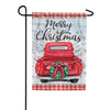Wreath Truck Garden Flag