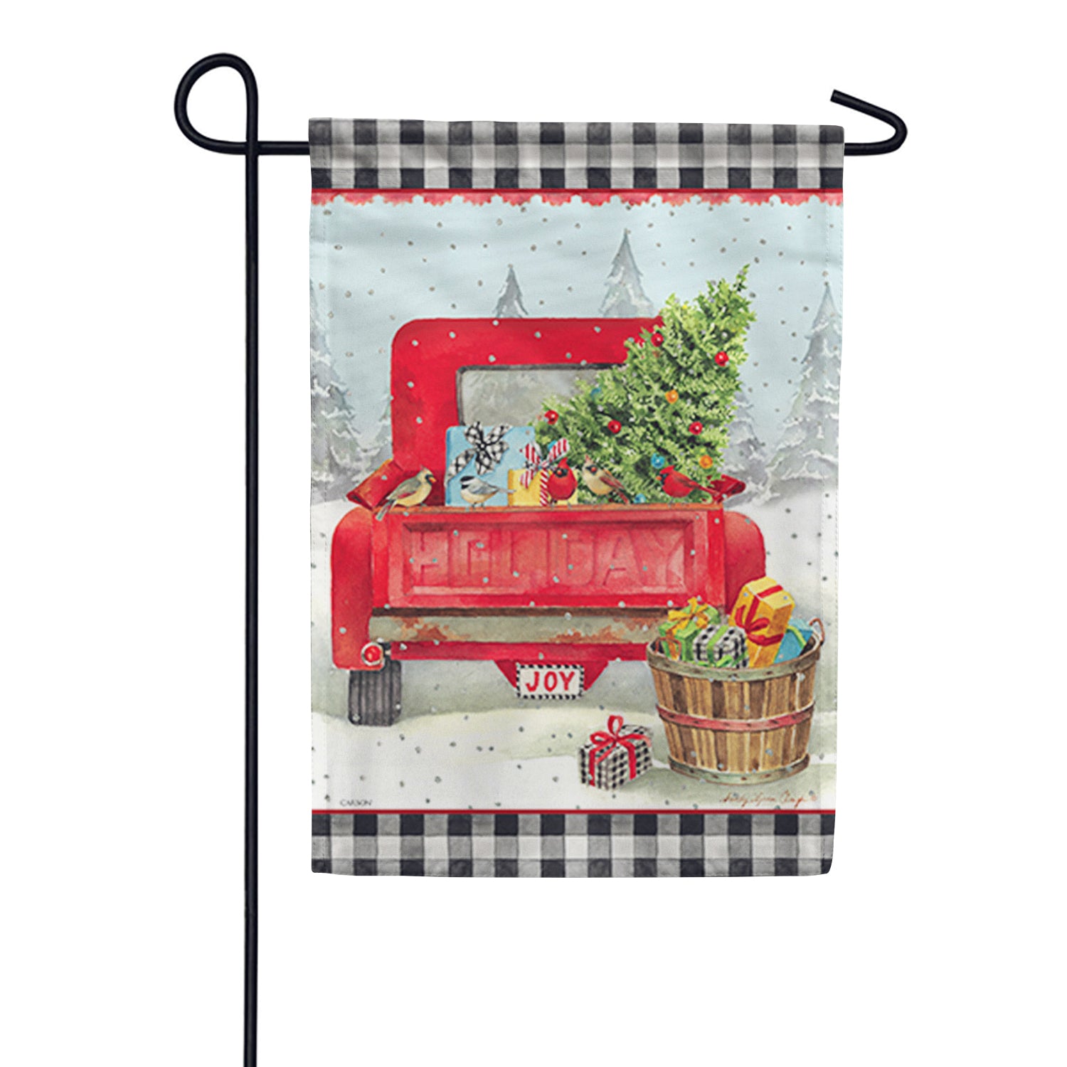 Holiday Joy Garden Flag