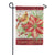 Cardinal & Poinsettias Garden Flag