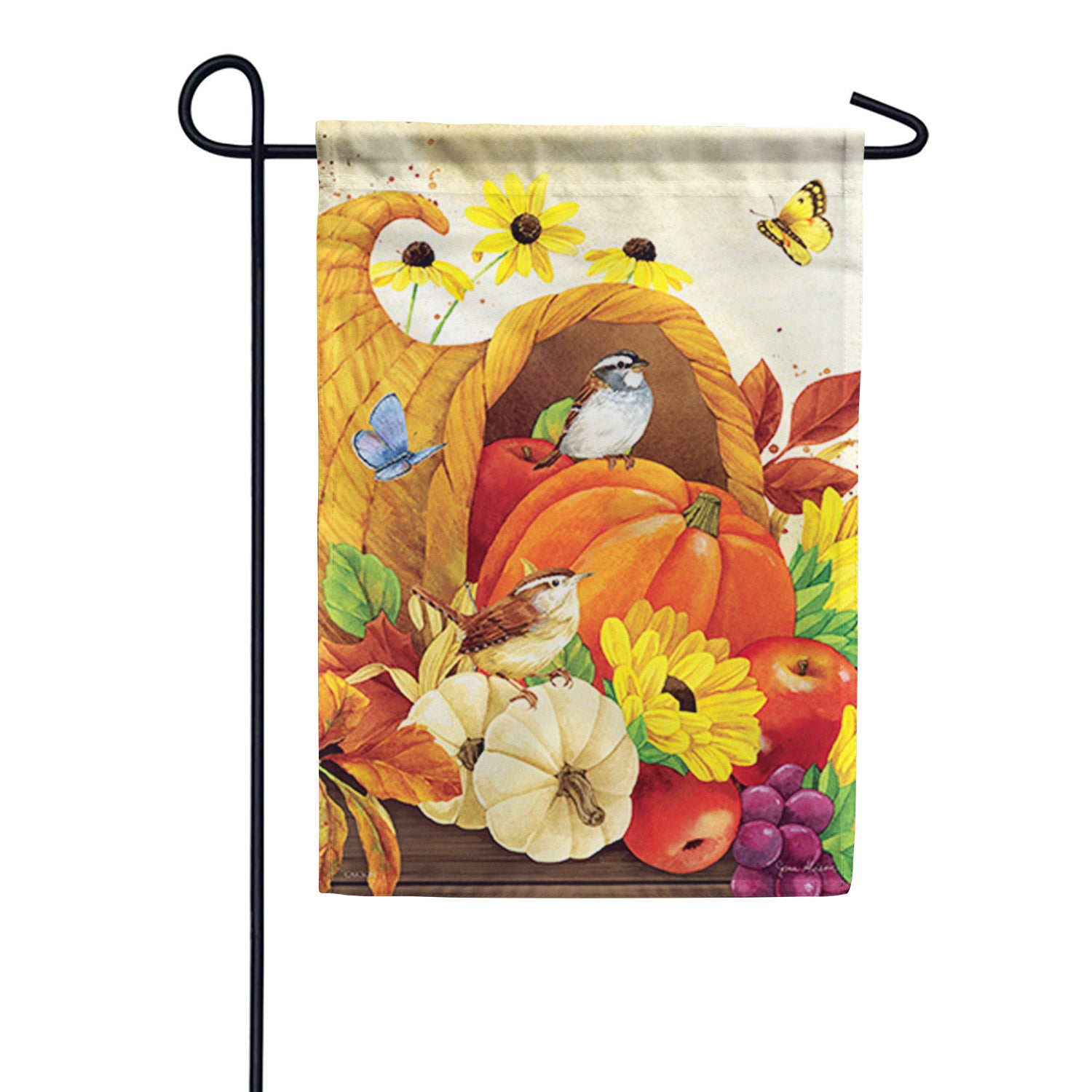 Horn of Plenty Garden Flag