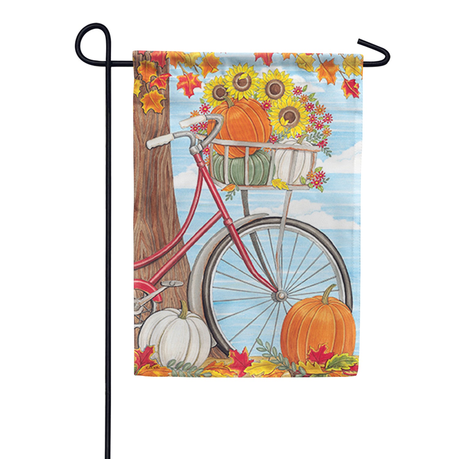 Pumpkin Delivery Garden Flag