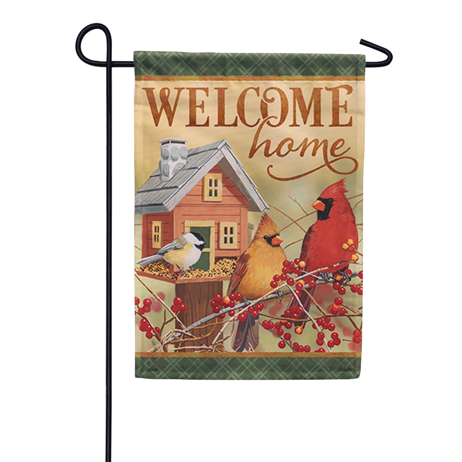 Cardinal Home Garden Flag