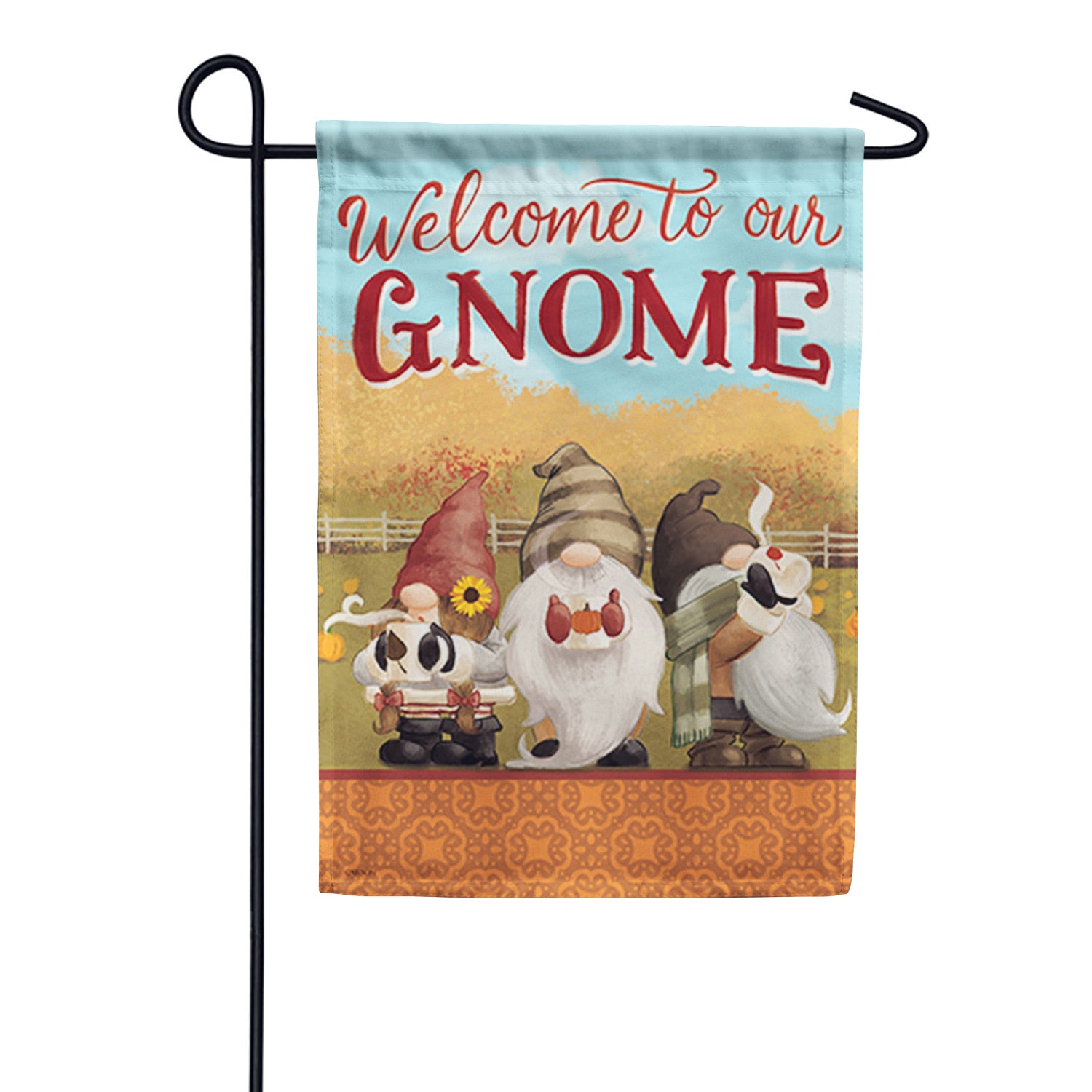 Our Gnome Garden Flag