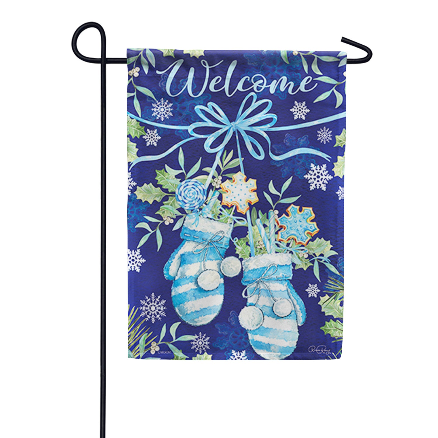 Wintery Welcome Garden Flag