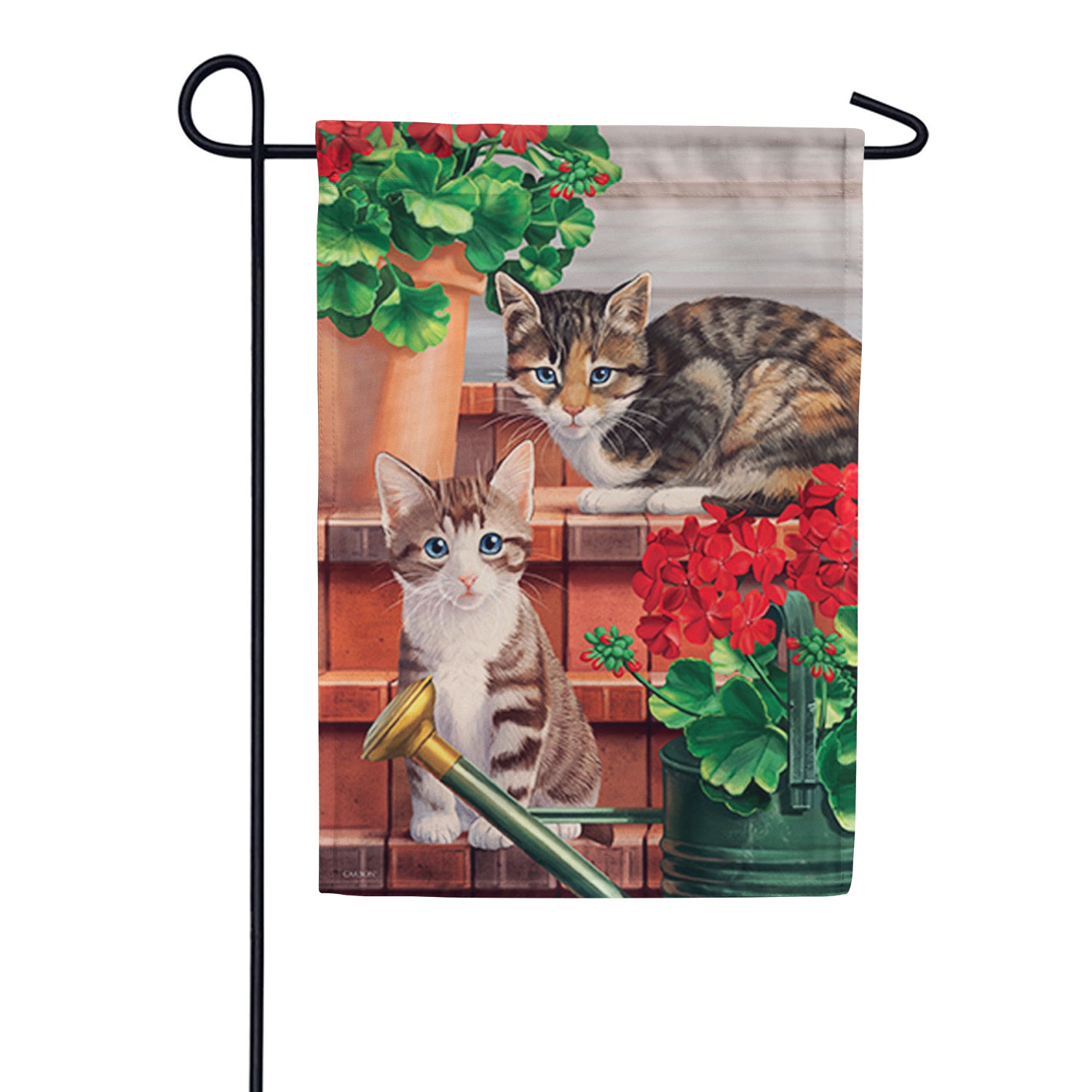 Curious Kittens DuraSoft Garden Flag