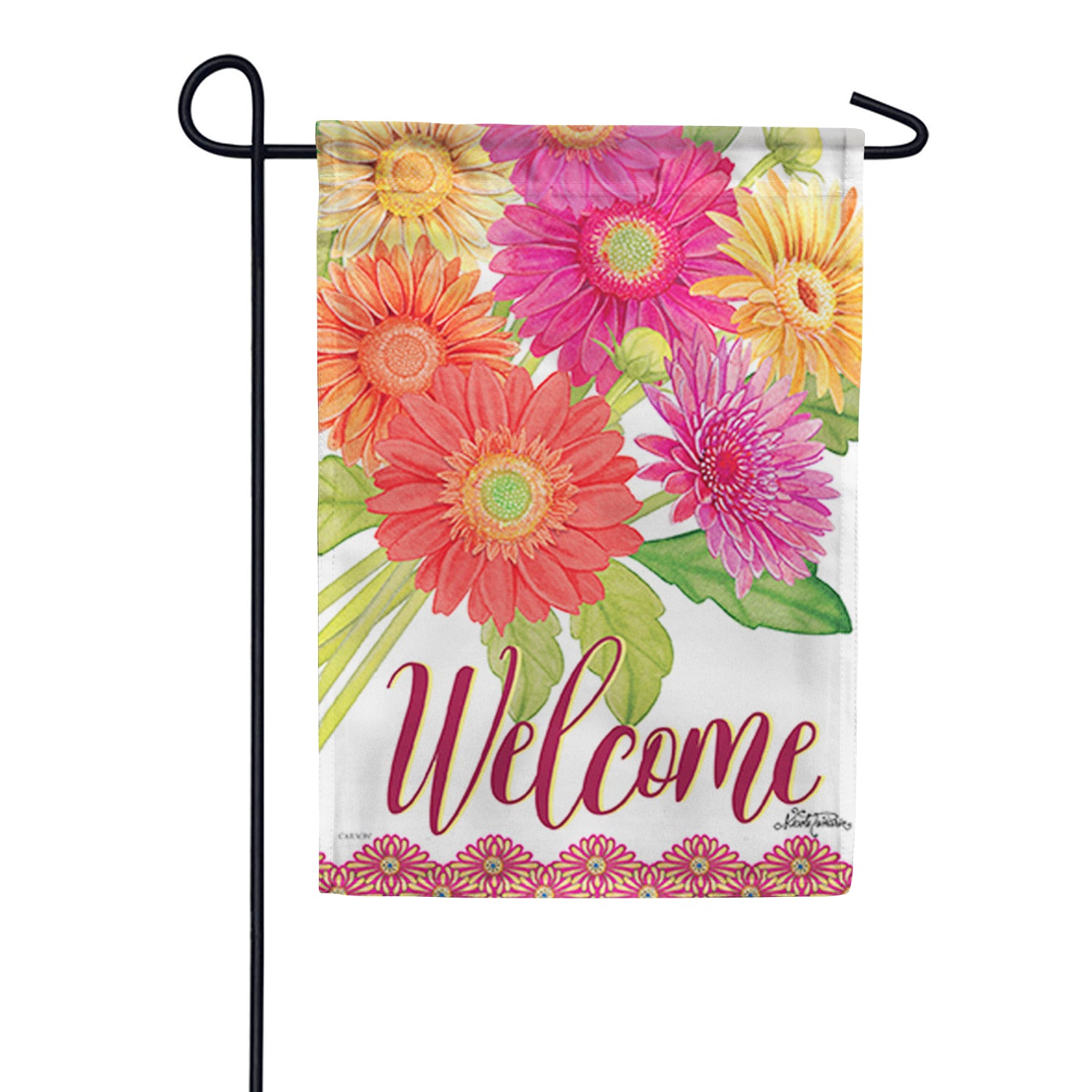 Bright Flowers Garden Flag