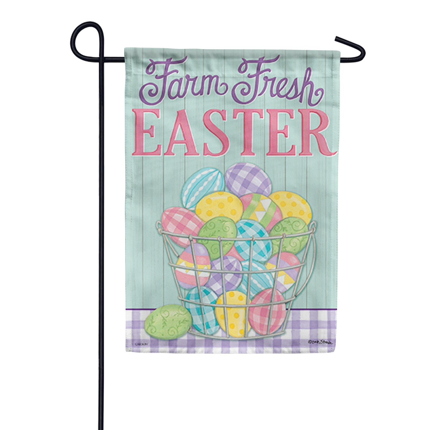 Basket of Eggs Double Sided Garden Flag