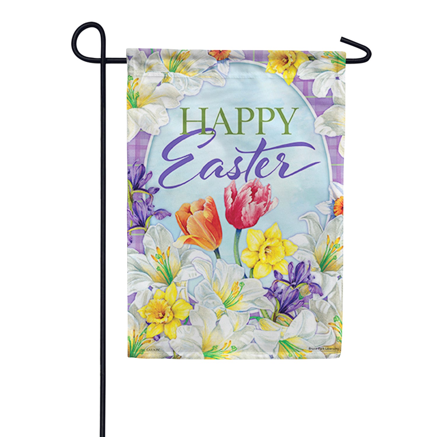 Spring Floral Double Sided Garden Flag