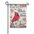 Cardinal & Dogwoods Double Sided Garden Flag