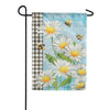 Bees & Daisies Garden Flag