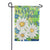 Lovely Daisies Glitter Trends Garden Flag