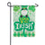 Irish Gnome Lucky Glitter Trends Garden Flag