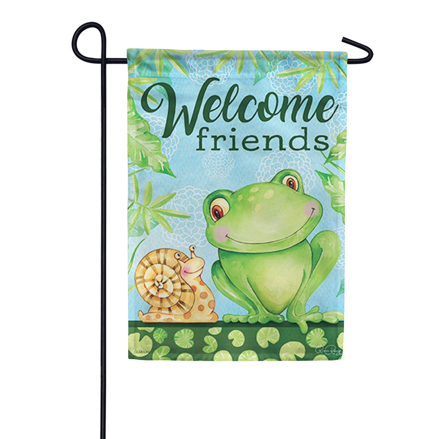 Carson Garden Friends Garden Flag