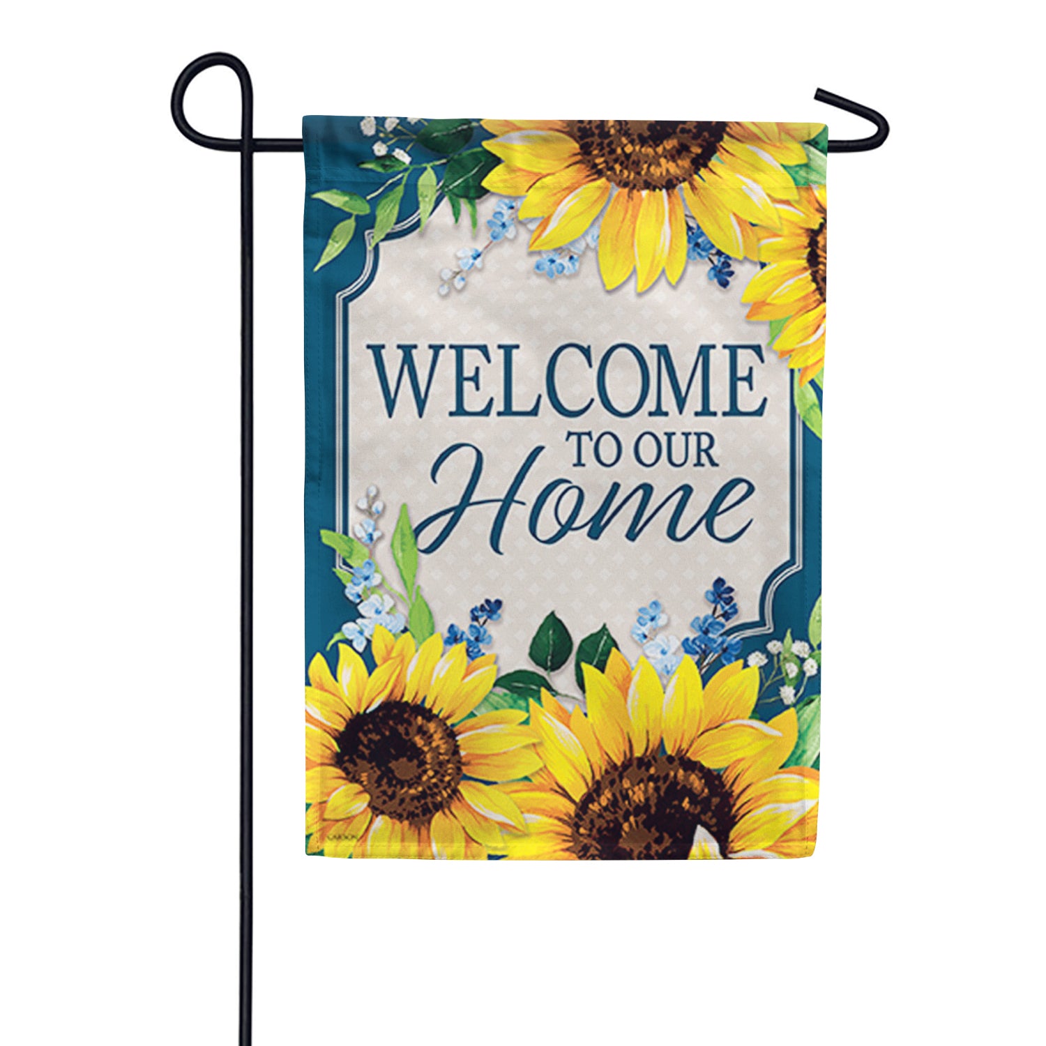 Sunflower Garden Welcome Garden Flag