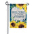 Sunflower Garden Welcome Garden Flag