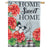 Buffalo Plaid Geraniums Double Sided House Flag