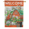 Farm to Market Cardinals Double Sided House Flag