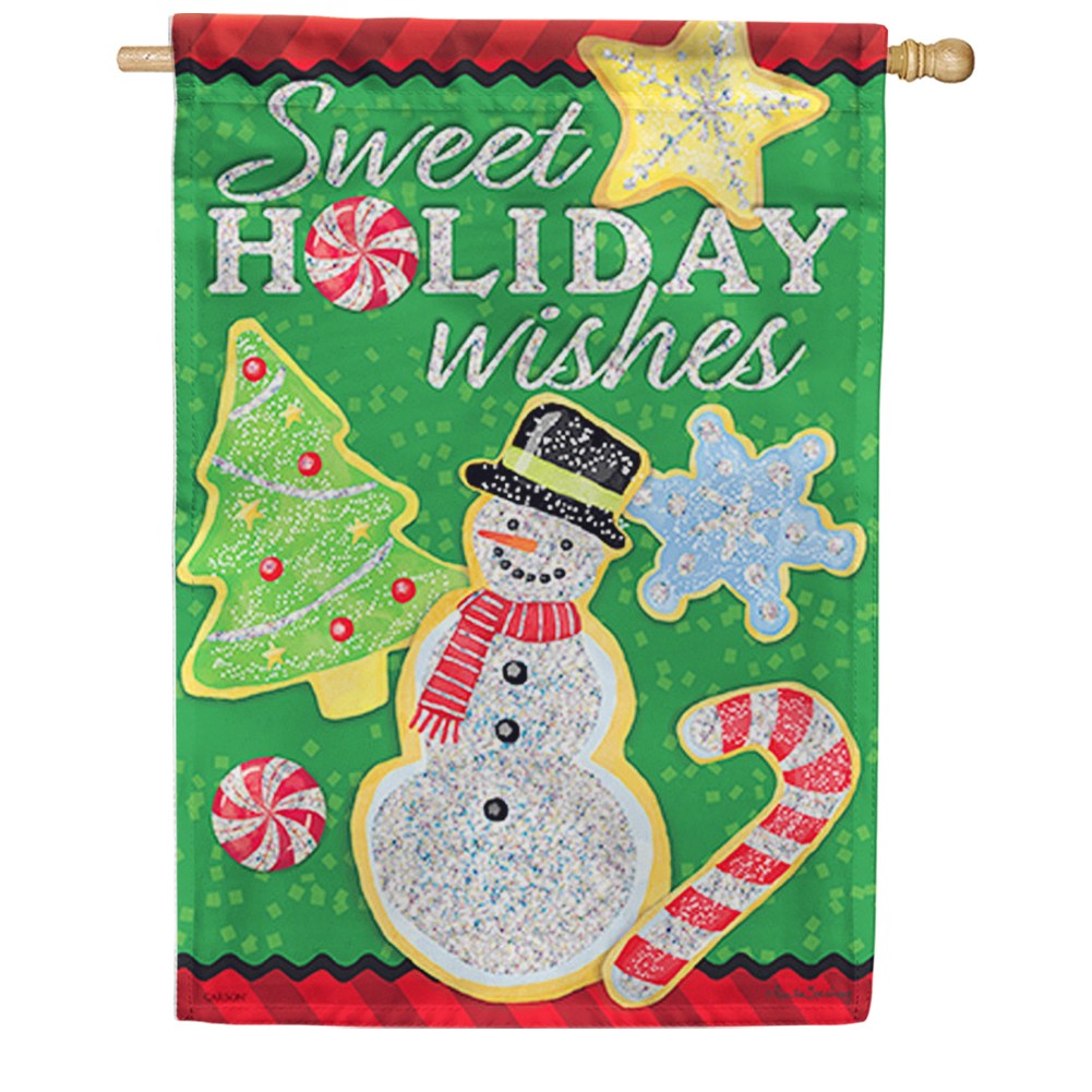 Sweet Holiday House Flag