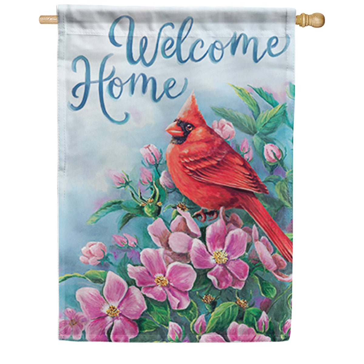 Pop of Red House Flag