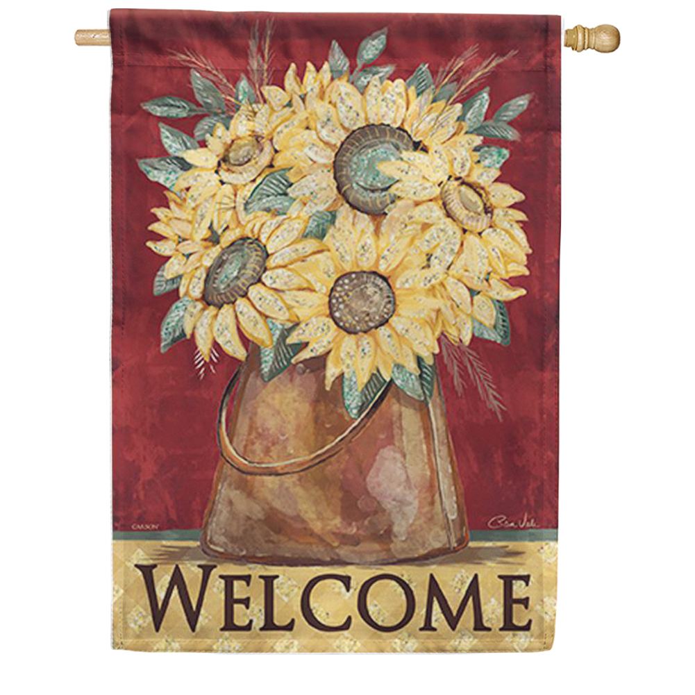 Fall Bouquet Double Sided House Flag