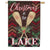 Christmas Lodge Double Sided House Flag