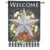 Farmhouse Christmas Welcome Double Sided House Flag