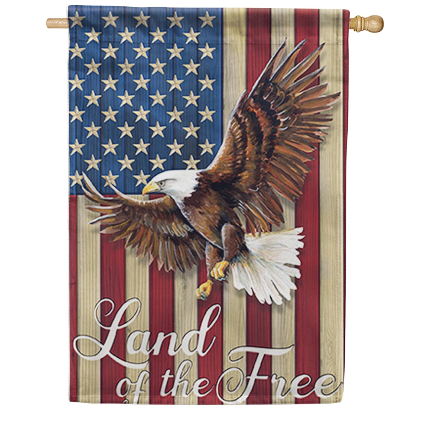 Freedom - Land of the Free House Flag