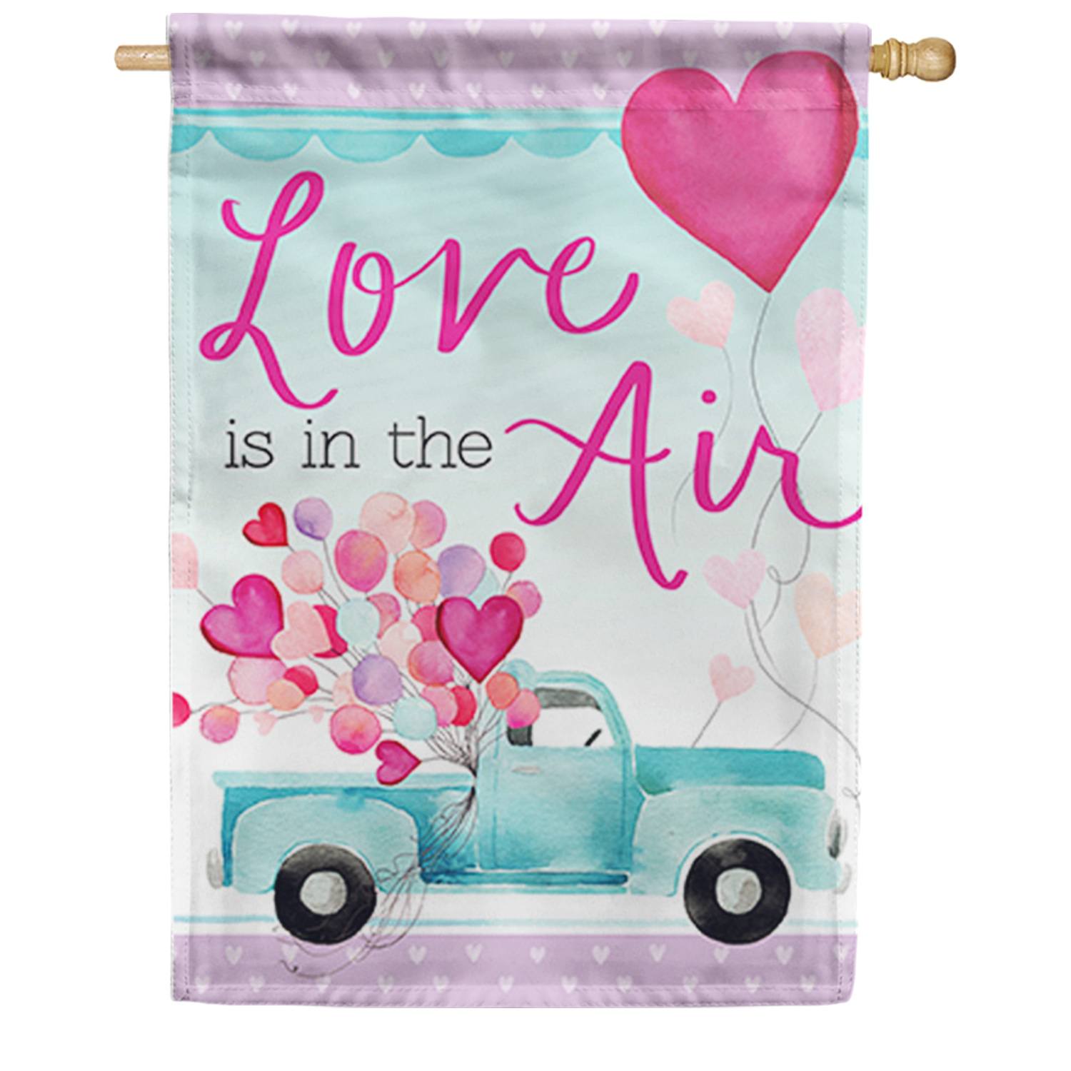 Valentine Truck House Flag