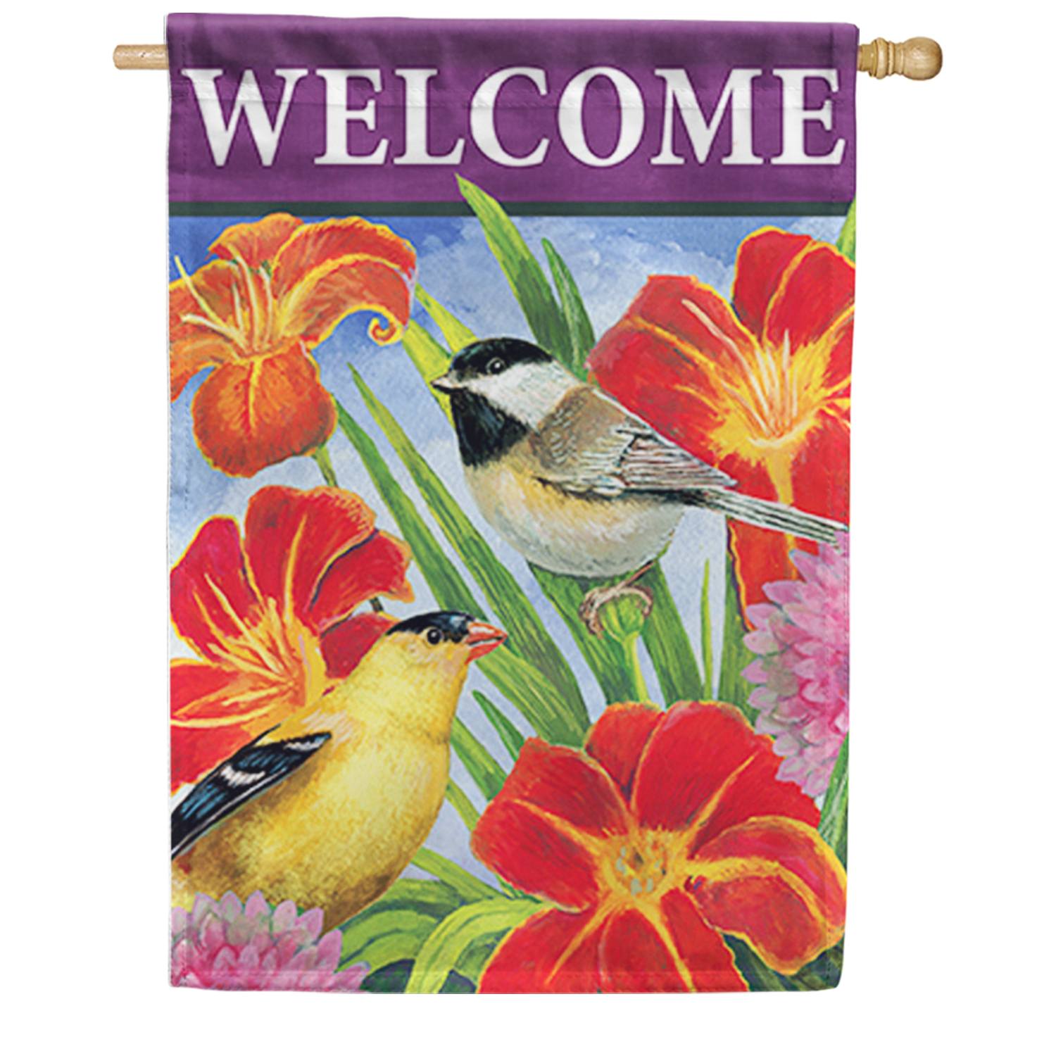 Friendly Welcome House Flag