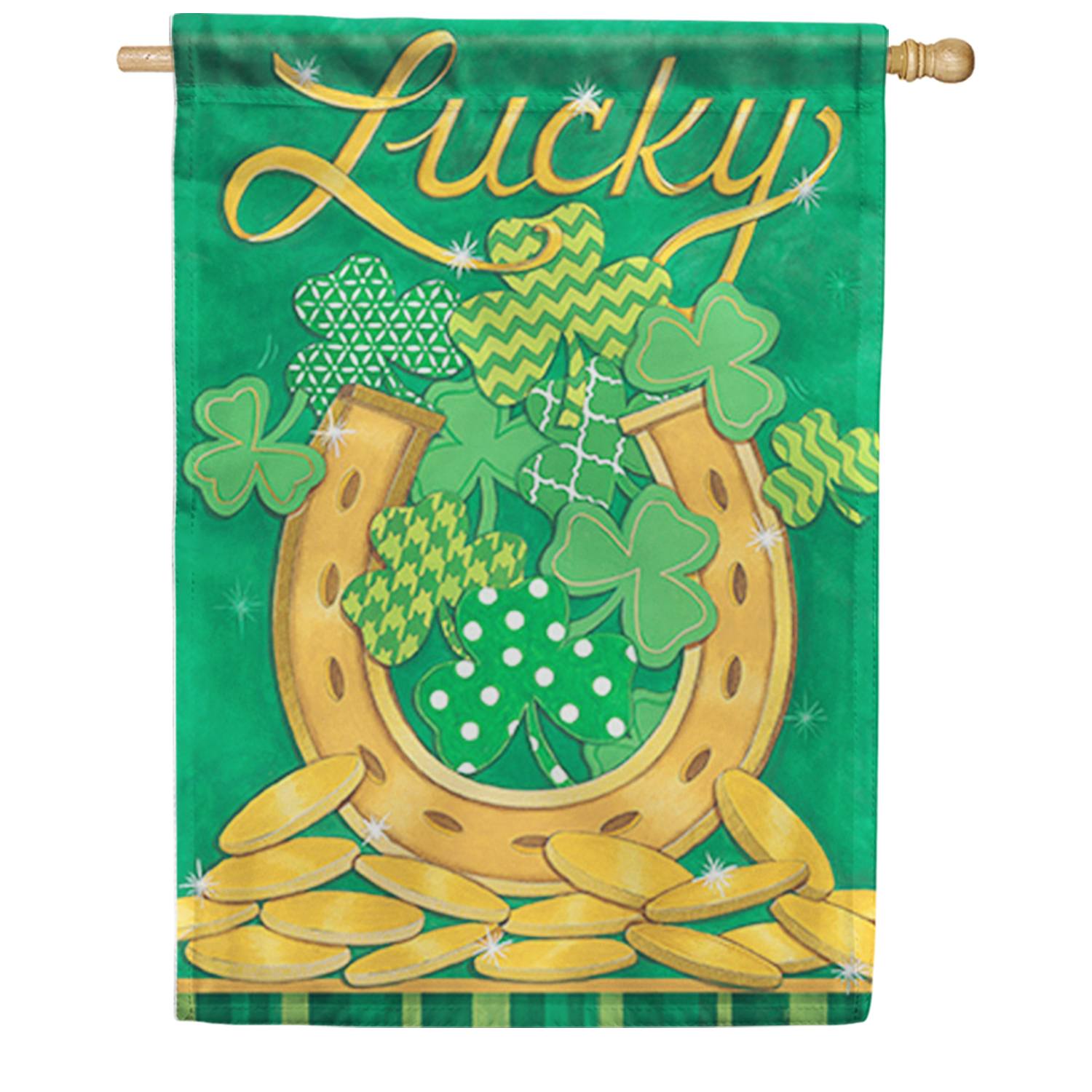 Lucky Horseshoe House Flag