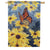 Butterfly Morning House Flag