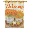 Mums & Pumpkins House Flag