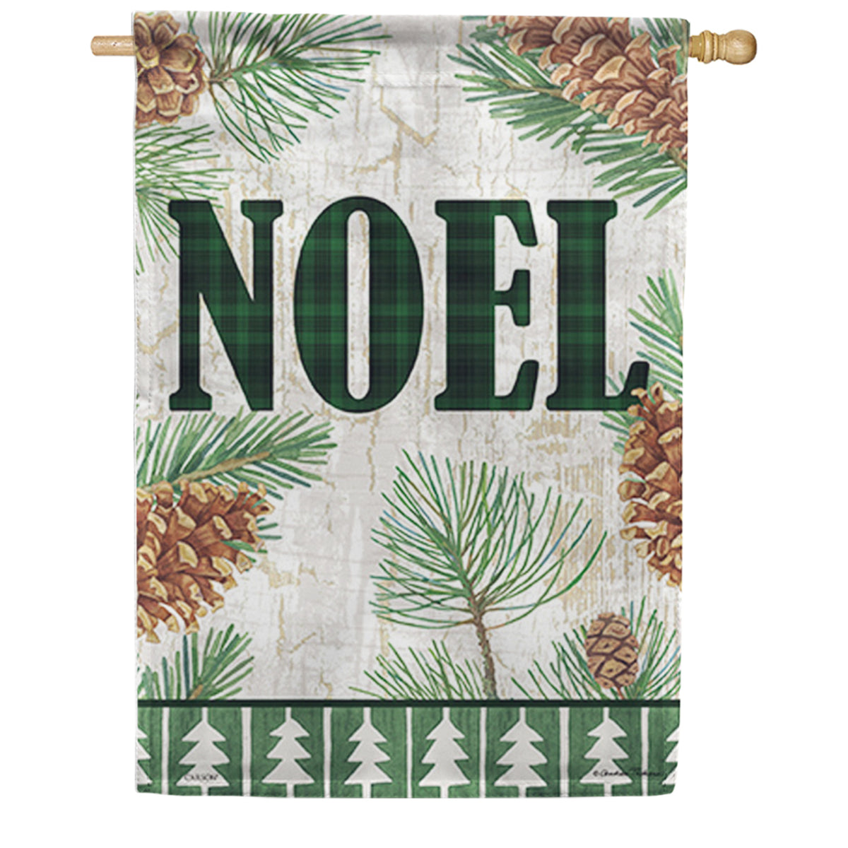 Noel and Pine House Flag