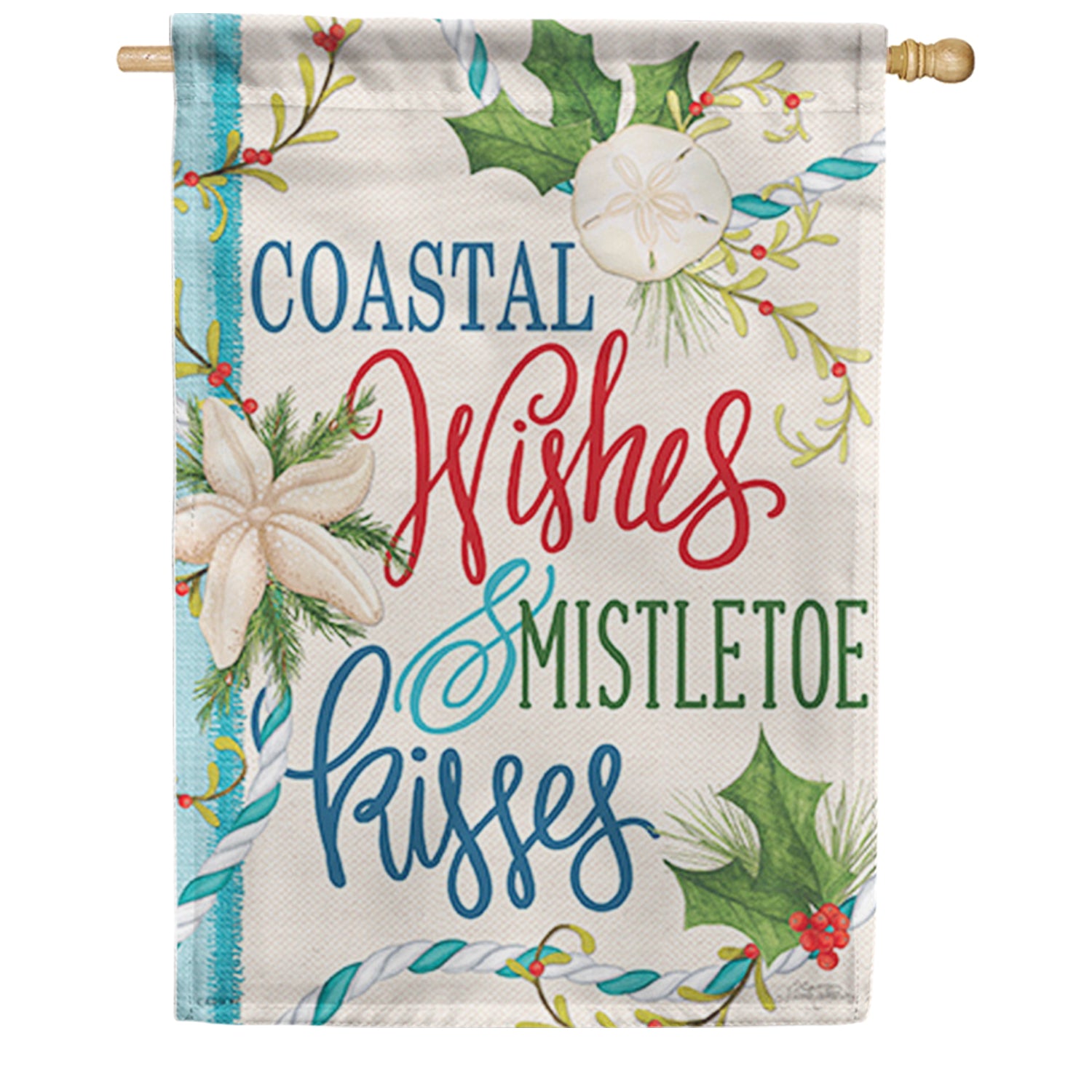 Coastal Wishes House Flag
