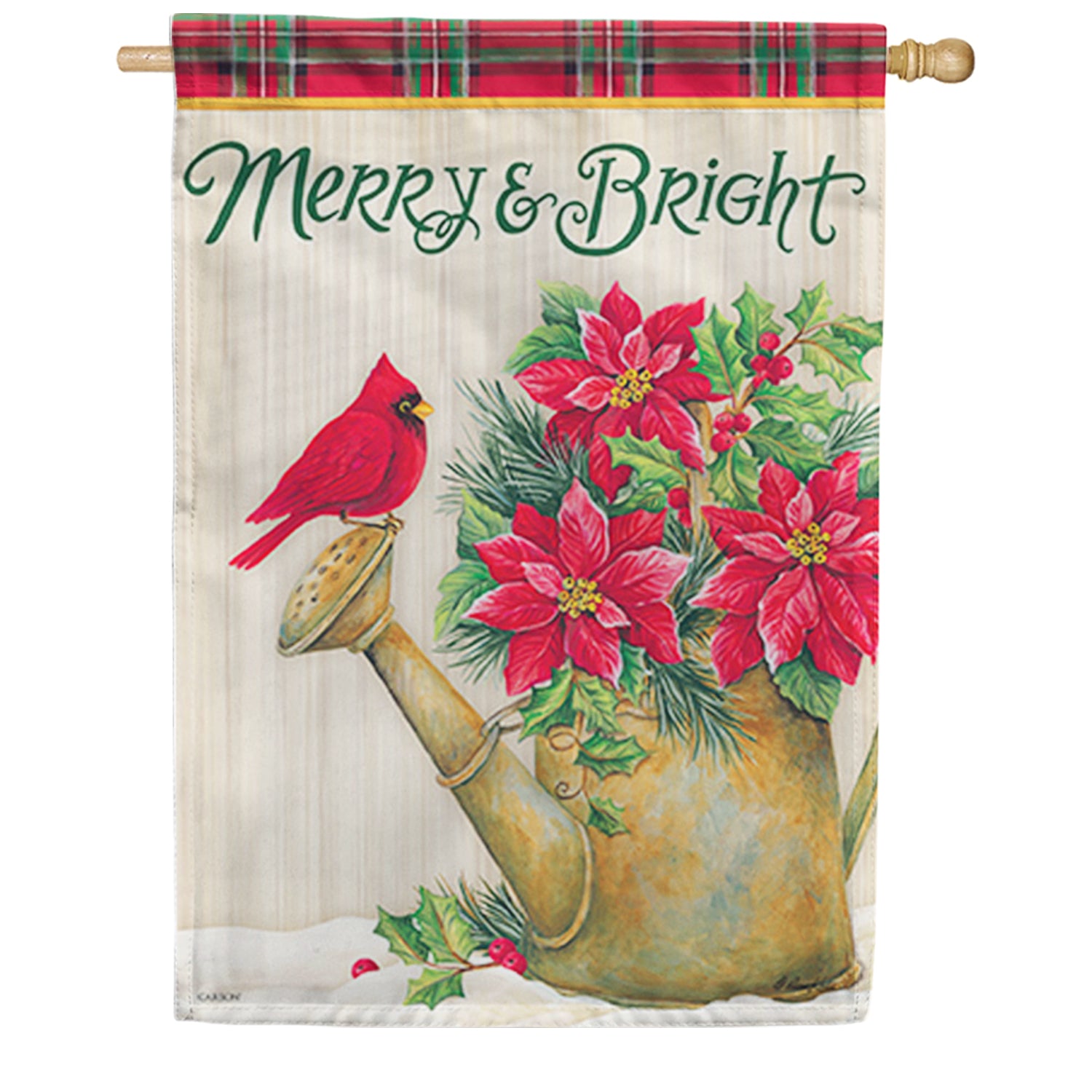 Carson Merry & Bright House Flag