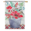 Christmas Cotton House Flag